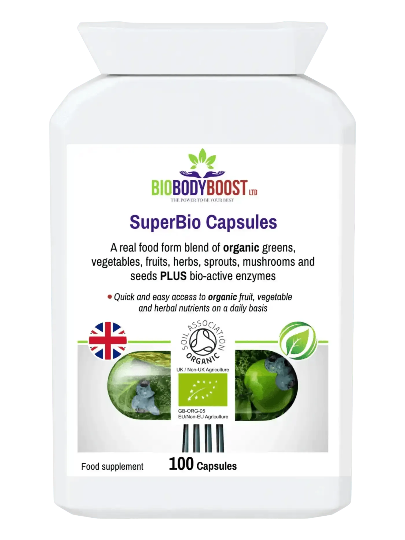 BioBodyBoost Organic Food Form Greens Supplements-0