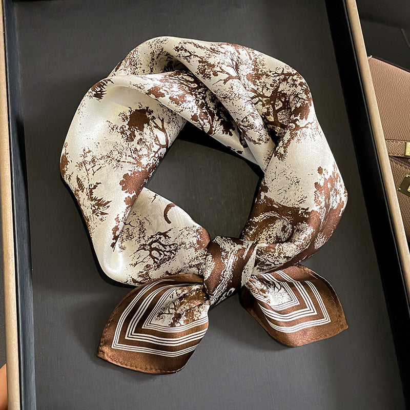 Versatile And Stylish Silk Neck Scarf