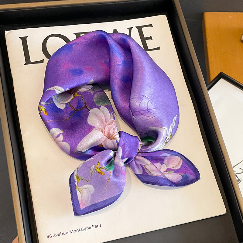 Versatile And Stylish Silk Neck Scarf