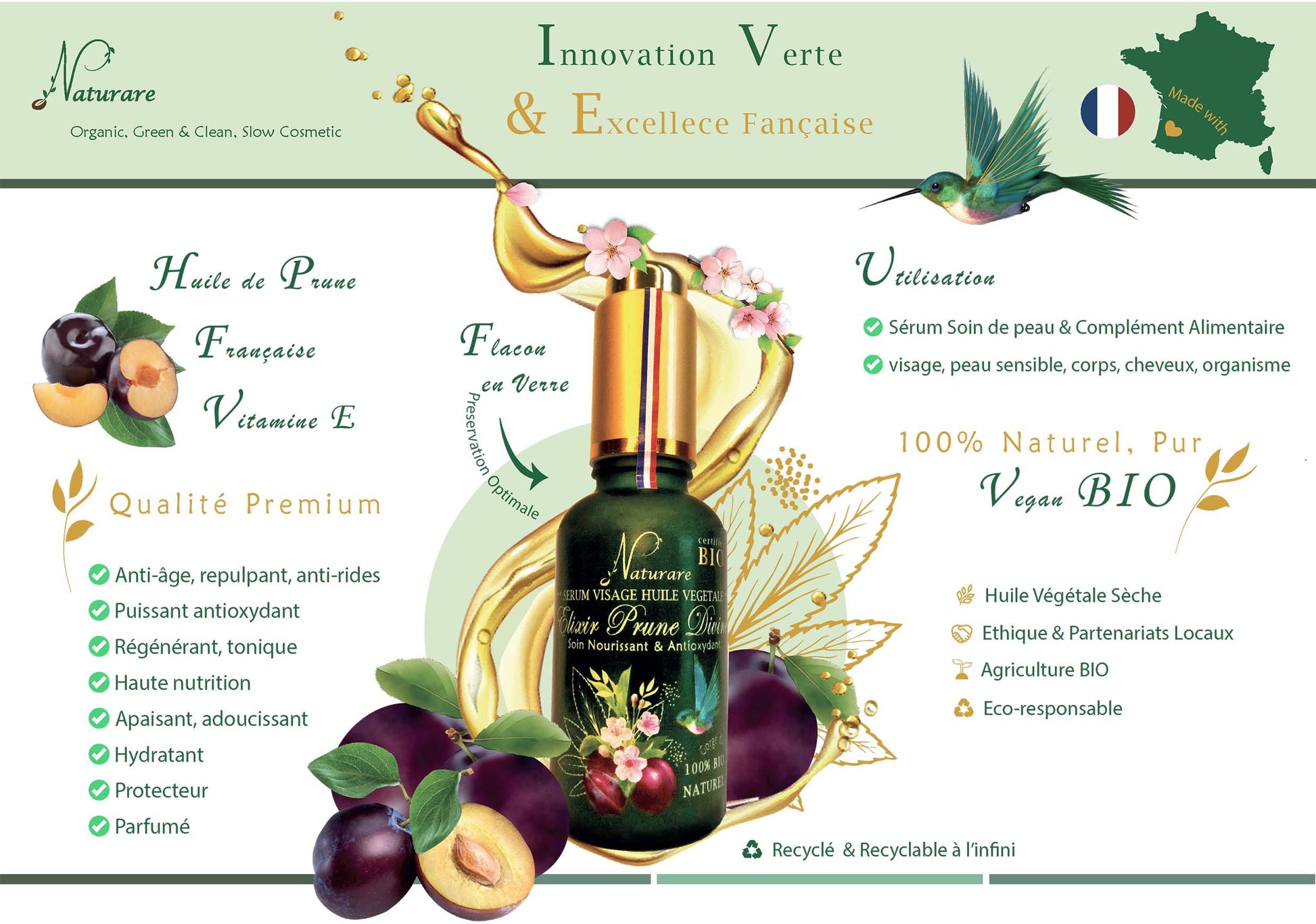 DROP - ELIXIR PRUNE DIVINE BIO - Sérum Huile Végétale, Complément Alimentaire-6